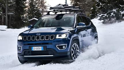 Jeep Compass Schnee Winter Eis Drift