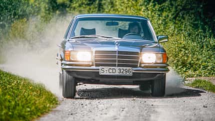 75 Jahre AMS 11.02.2021 Mercedes 450 SEL.
