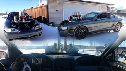 Ford Mustang 1995 Umbau Motor Acht Turbolader