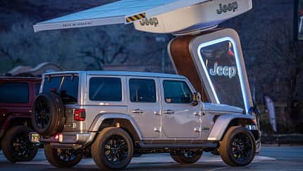 Jeep 4xe Ladenetzwerk für Offroad-Strecken