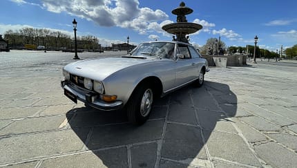 Elektrisches Peugeot 504 Coupé von Retrofuture.
