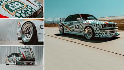 BMW E30 DTM Nachbau Kyza Mush Tic Tac USA M3