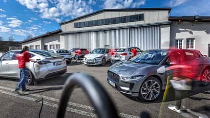 BMW IX3, Ford Mustang Mach-E, Jaguar I-Pace, Mercedes EQC 400, Tesla Model Y, Volvo XC40 Recharge