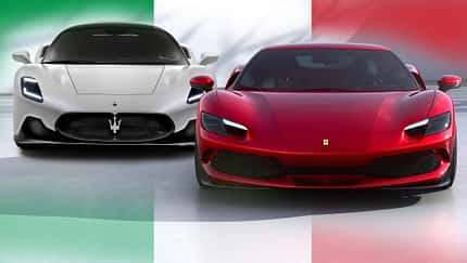 06/2021, Kaltvergleich Ferrari 296 GTB vs. Maserati MC20