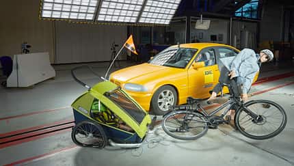 ADAC-Crashtest Fahrrad