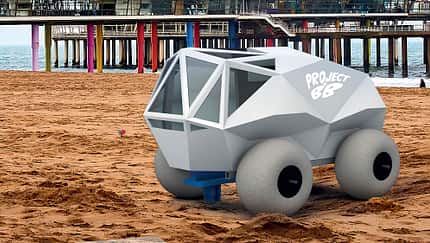 07/2021, Project .BB Beach Bot autonomes Müllsammelauto für den Strand