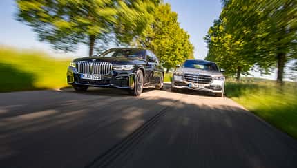 BMW 740d, Mercedes S 400 d