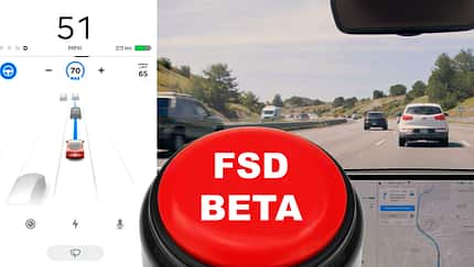 Tesla FSD Beta Button