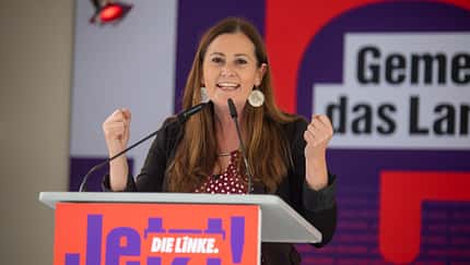 Linken-Spitzenkandidatin Janine Wissler 