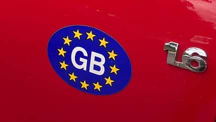 «UK» statt «GB» auf britischen Autos
