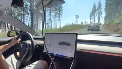 10/2021_Tesla Rekuperation durch Abschleppen