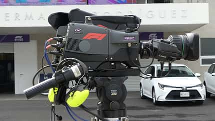 TV-Kamera - Formel 1 - GP Mexiko - 4. November 2021