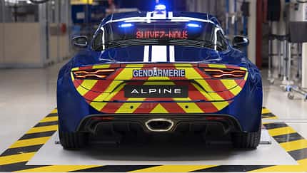 Alpine A110 Pure Gendarmerie Polizei Frankreich