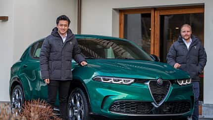 Alfa Romeo F1 Fahrer Valtteri Bottas Guanyu Zhou