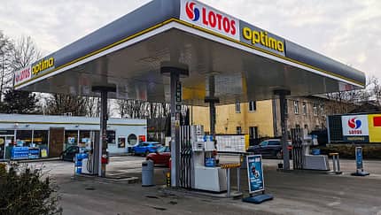 03/2022, Polen Tankstelle Polen Tankstelle