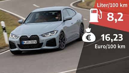 04/2022, Kosten und Realverbrauch BMW 430i Gran Coupé M Sport