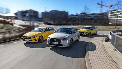 Audi A3 40 TFSI , DS 4 E-Tense, Mercedes A 250 e