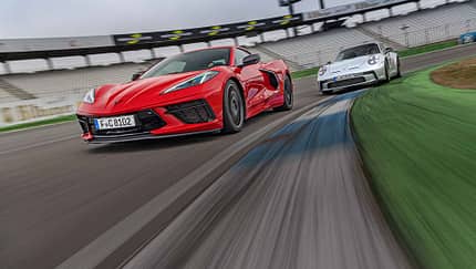 Chevrolet Corvette Stingray, Porsche 911 GT3 Touring