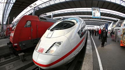 Deutsche Bahn ICE Bahnhof