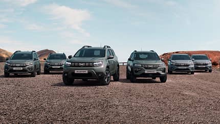 Dacia-Modelle mit neuem Logo