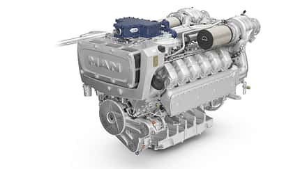 MAN Engines Dual Fuel-Motor V12 Wasserstoff