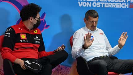 Mattia Binotto - Ferrari - Guenther Steiner - Haas - GP Österreich 2022 - Spielberg
