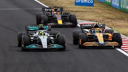 Hamilton - Norris - Formel 1 - GP Ungarn 2022 - Budapest - Rennen