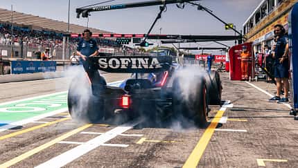 Alex Albon - Williams - Burnout - Formel 1 - GP Frankreich 2022