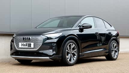 Audi Q4 e-tron mit H&R Sportfedern