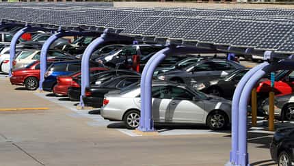 Parkplatz Photovoltaikanlage