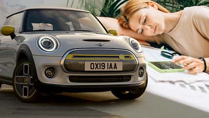 Mini Cooper SE KFZ Steuer Elektroautos Collage