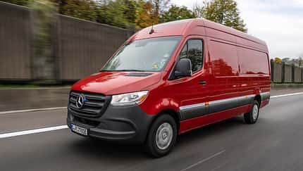 Mercedes E-Sprinter Reichweiten-Test Stuttgart-München