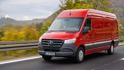 Mercedes E-Sprinter Reichweiten-Test Stuttgart-München