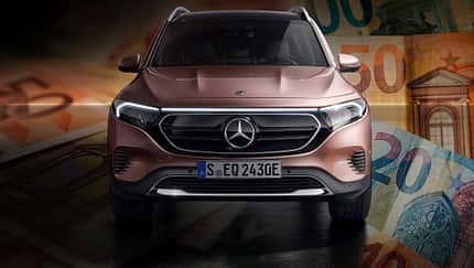 Mercedes EQ Familie Abo Teuer Preis EQB Collage