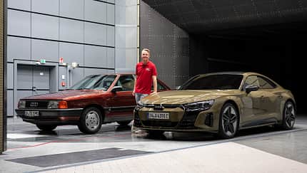 Audi Windkanal Entwicklung von 1982 bis heute