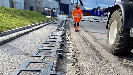 Induktives Laden während der Fahrt