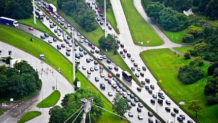 München Stau Mittlerer Ring B2R