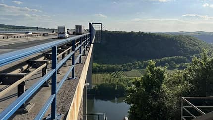 02/2023, Moseltalbrücke, Winningen, A61, autobahn, bab, brücke Moseltalbrücke Winningen A61