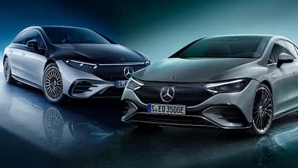 Mercedes EQE und EQS Collage
