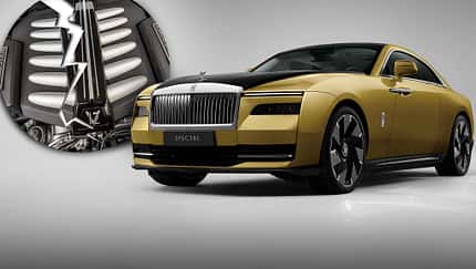Rolls-Royce Spectre Elektro Strategie V12 Ende Collage