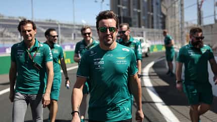 Fernando Alonso - Aston Martin - Formel 1 - Jeddah - GP Saudi-Arabien - 16. März 2023