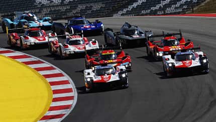  6h-Rennen Portimão 2023 - WEC - Start - Ferrari 499P - Toyota GR010 - Porsche 963 - Cadillac V-Series.R - Peugeot 9X8 - Glickenhaus 007