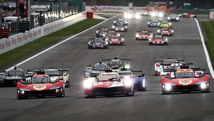  6h-Rennen Spa 2023 - WEC - Start - Ferrari 499P - Toyota GR010 - Porsche 963 - Cadillac V-Series.R - Peugeot 9X8 - Glickenhaus 007