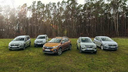 Dacia Modellpalette