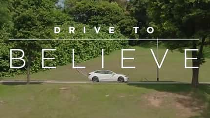 Tesla Werbespot Drive to believe
