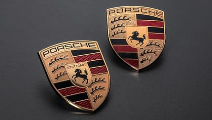 Neues Porsche Wappen Logo Emblem 2023