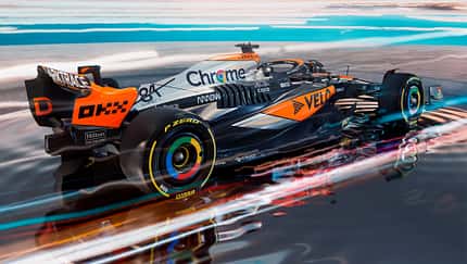 McLaren MCL60 - Chrome-Lackierung - GP England 2023