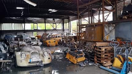 Brand Oldtimer Halle Lauffen