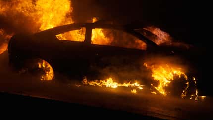 07/2023, Brennendes Auto, Feuer Brennendes Auto