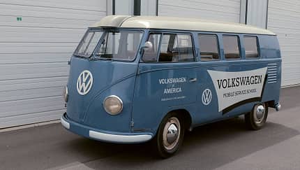 VW Bus T1 Schulwagen von vorn